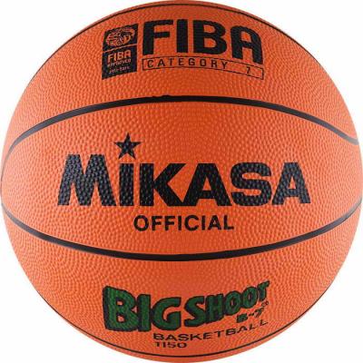 Мяч баскетбольный MIKASA 1150 р.7, резина, FIBA III категории
