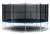 Батут с внешней сеткой и лестницей DIAMOND FITNESS External 16ft