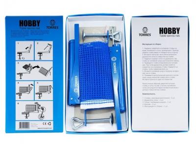 Сетка для настольного тенниса TORRES Hobby