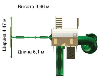 Игровой комплекс Альпинист Ривьера, Клабхауз