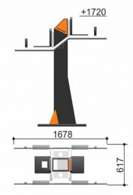 Тренажер Брусья Romana 207.33.02