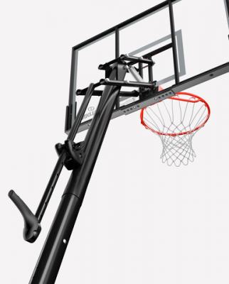 Стойка баскетбольная мобильная с акриловым щитом Spalding Gold TF Portable 54", acrylic 6A1746CN