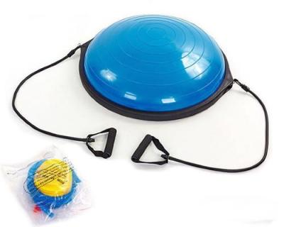 BOSU (Босу полусфера) с эспандерами и насосом GLT Fitness