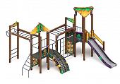 Игровой комплекс Волшебный город ДИК 2.19.01-01 Н=1500