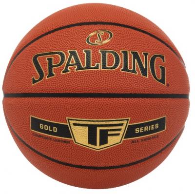 Мяч баскетбольный Spalding Gold TF, микрофибра, Размер 7