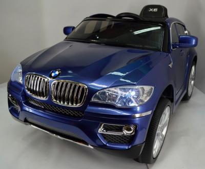 Детский электромобиль Kids Cars KT6555 BMW X6 Special с кожаным сиденьем