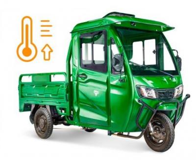 Грузовой электротрицикл Rutrike КАРГО Кабина обогрев 1500 60V1000W