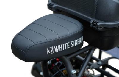 Электротрицикл WHITE SIBERIA TRIKE MINI BLACK 1500W Шоссейные колёса