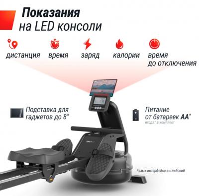 Гребной тренажер UNIX Fit Water Rower 340