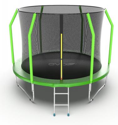 Батут с внутренней сеткой и лестницей EVO Jump Cosmo 10ft