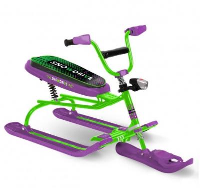 Снегокат Ника Snowdrive Neon с фонариком