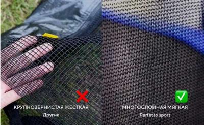 Батут с защитной сеткой "PERFETTO SPORT PREMIUM MOVING 14" диаметр 4,30 м